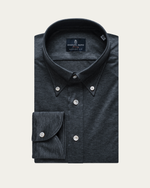 Dark Grey Loro Piana® Jersey Fabric Shirt