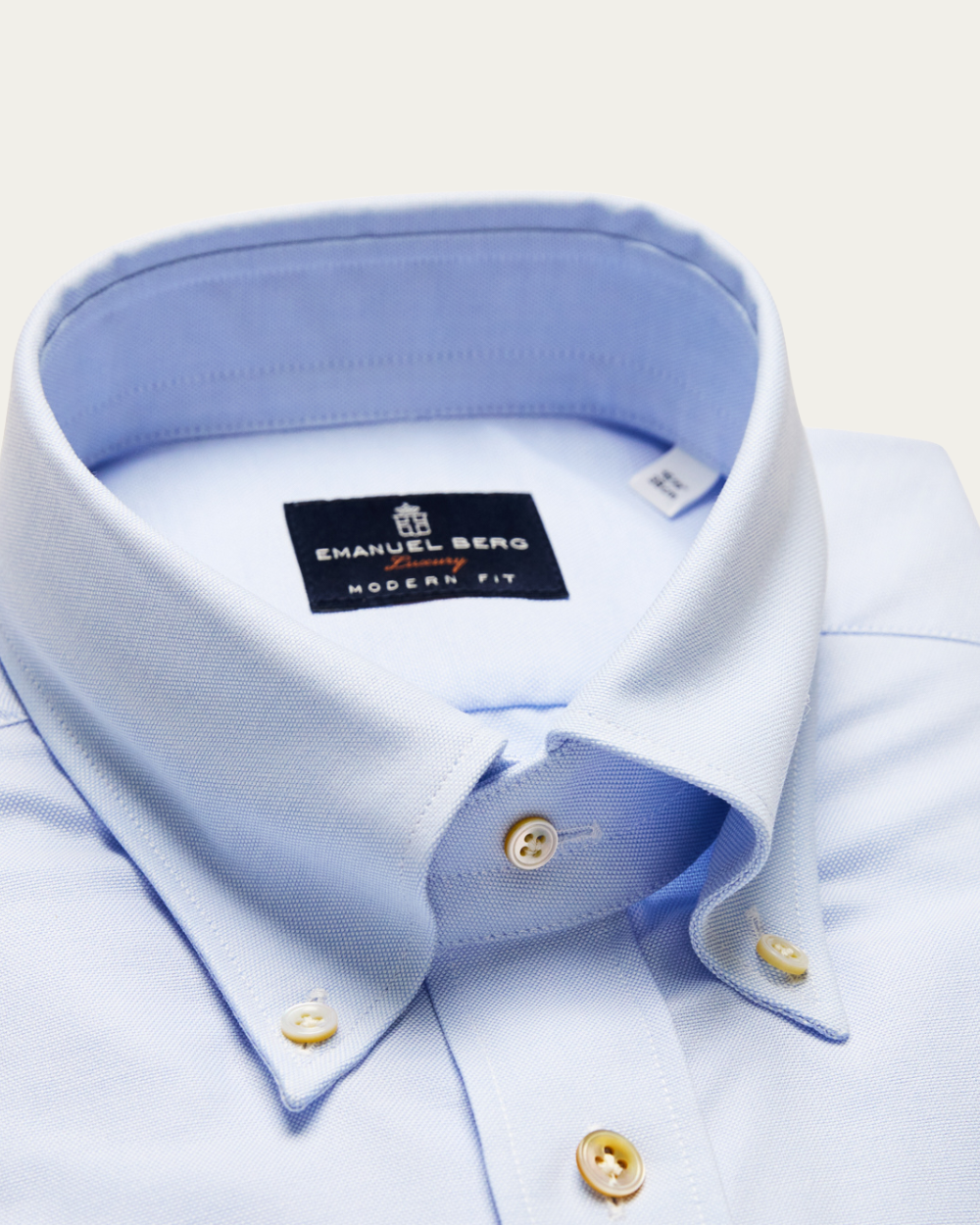 Emanuel Berg | Light Blue Royal Oxford Shirt