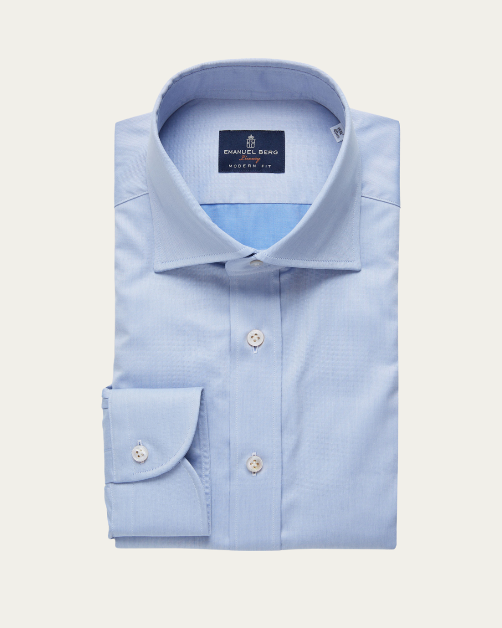 Emanuel Berg | Light Blue Twill Shirt