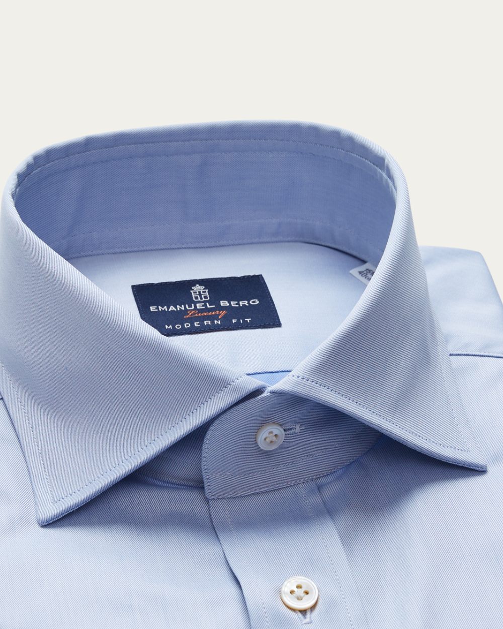 Emanuel Berg | Light Blue Twill Shirt