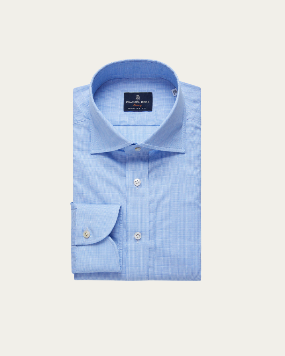 Sky Blue Dobby Shirt | Emanuel Berg