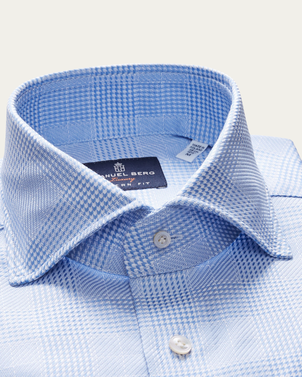Emanuel Berg | Houndstooth Dobby Shirt