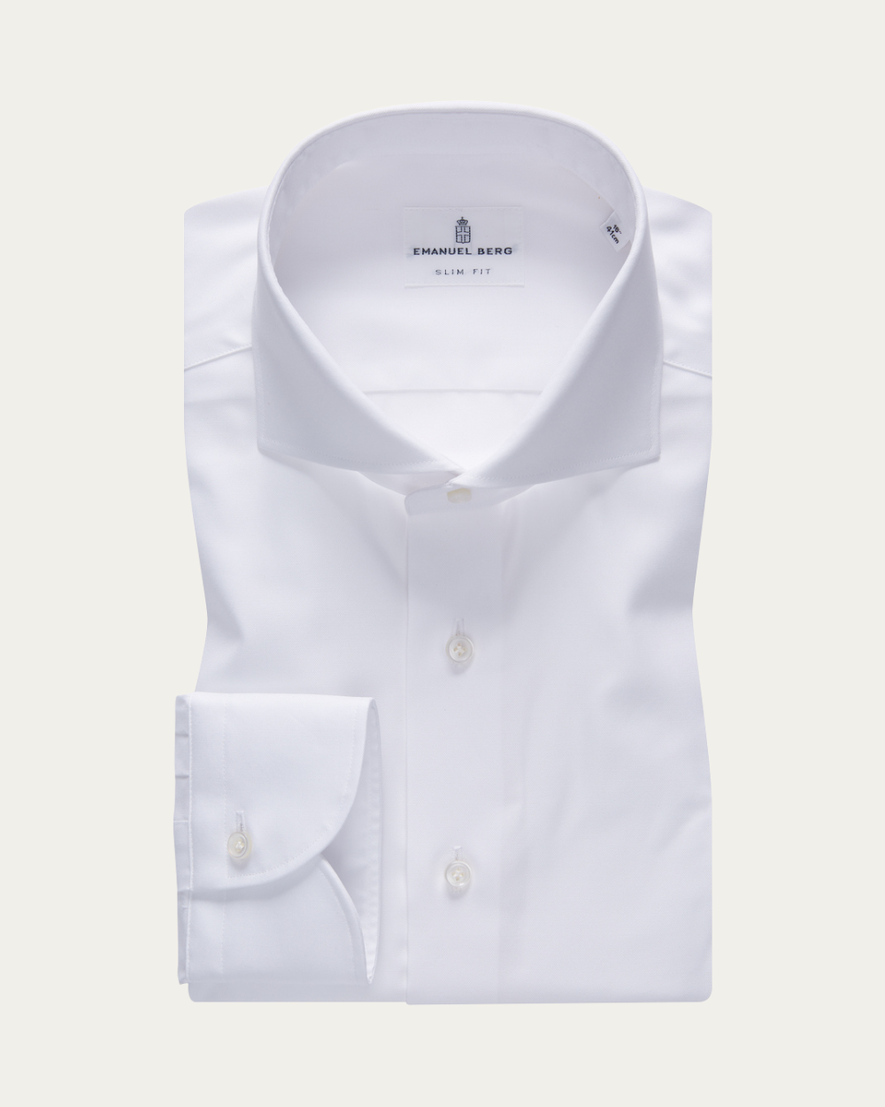 Emanuel Berg | White Twill Shirt