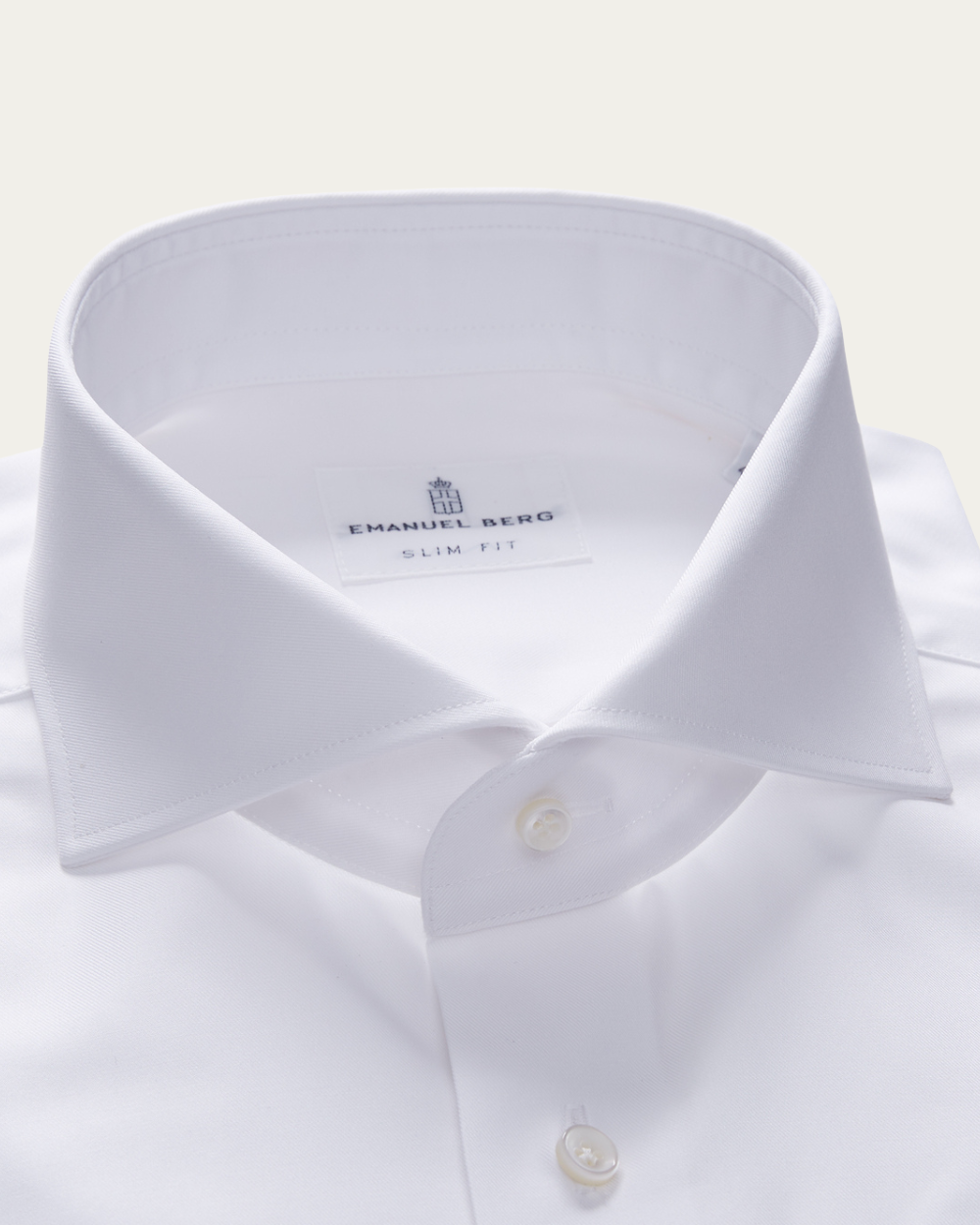 Emanuel Berg | White Twill Shirt