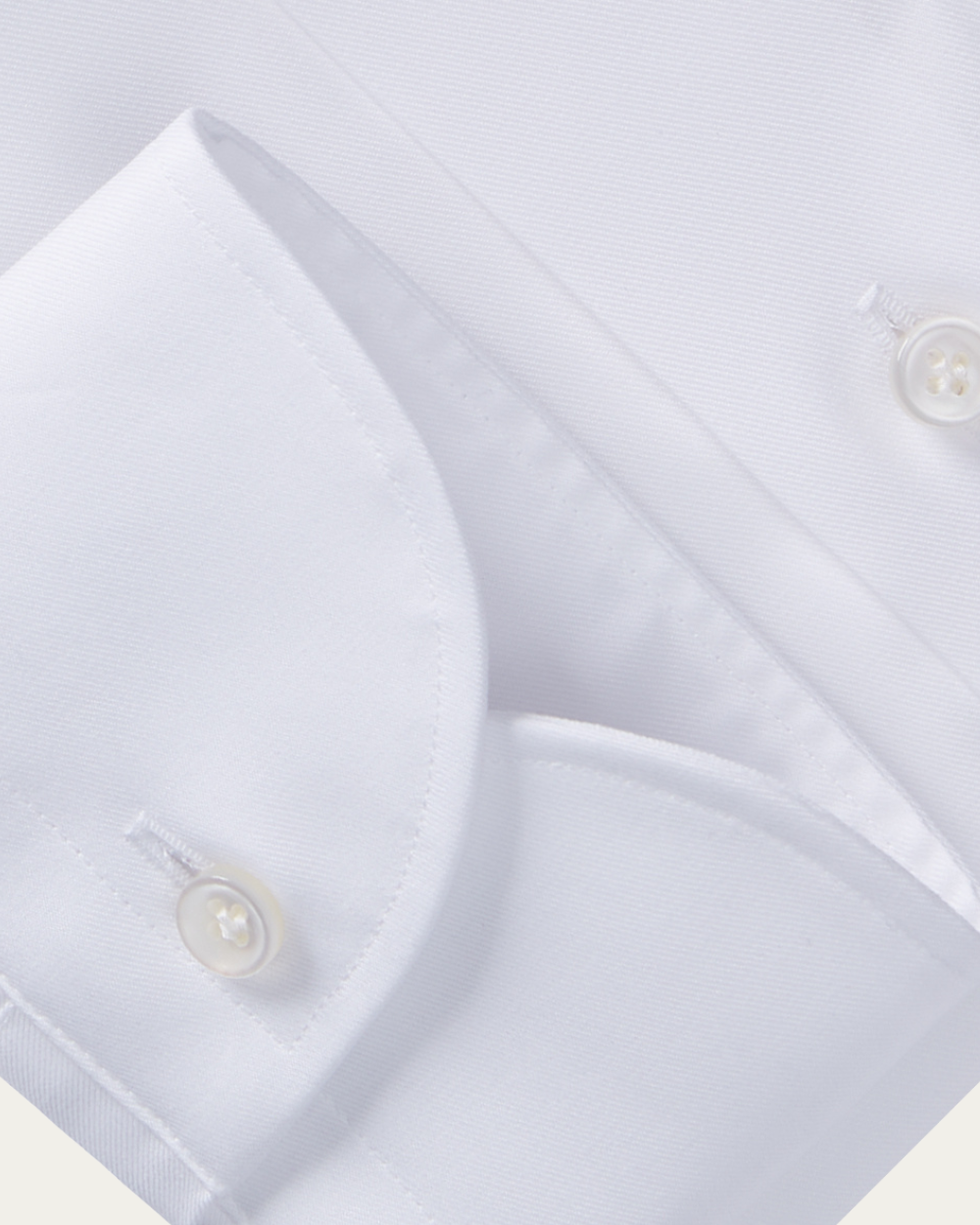 Emanuel Berg | White Twill Shirt