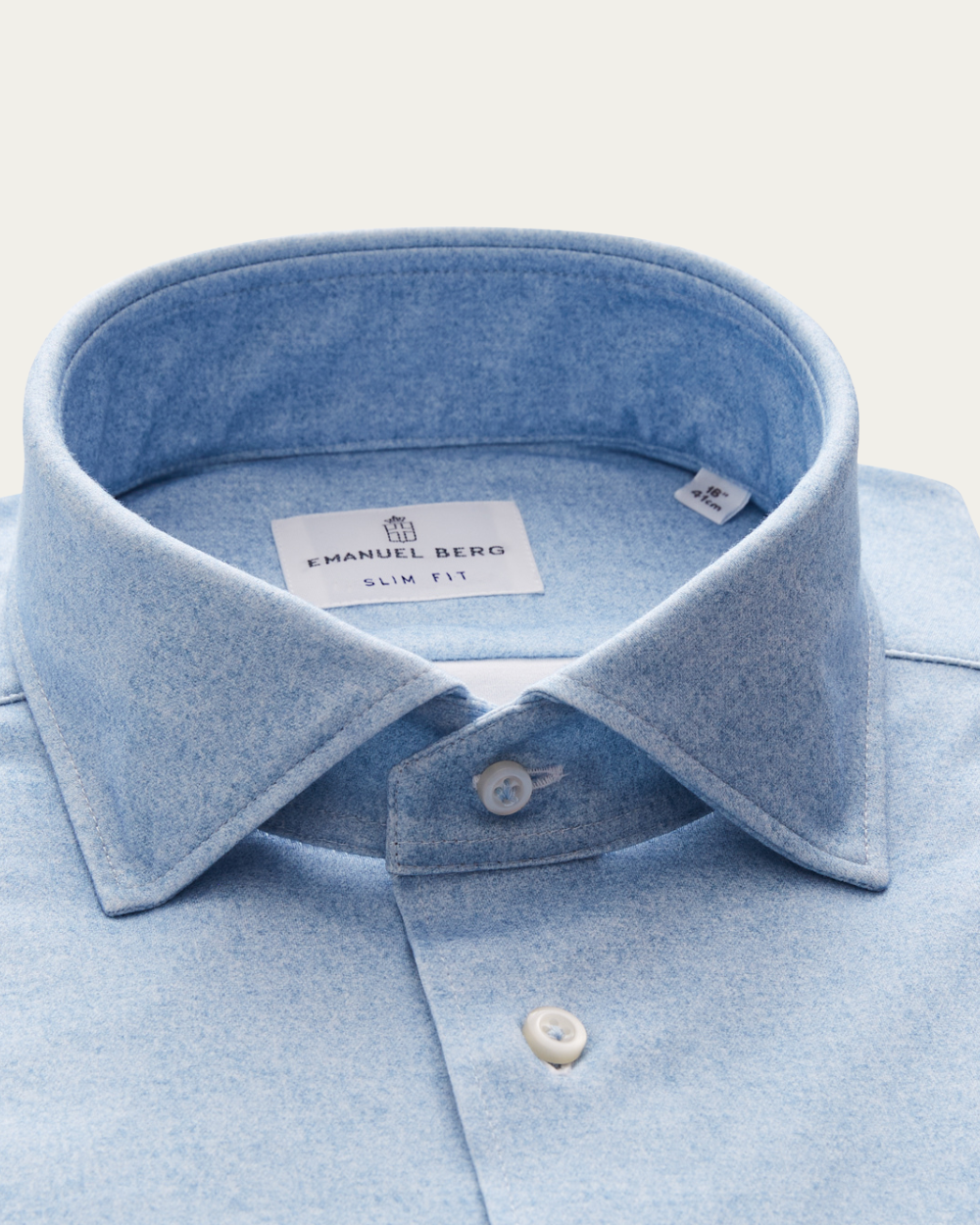 Emanuel Berg | Micro-Patterned 4Flex Cotton Shirt