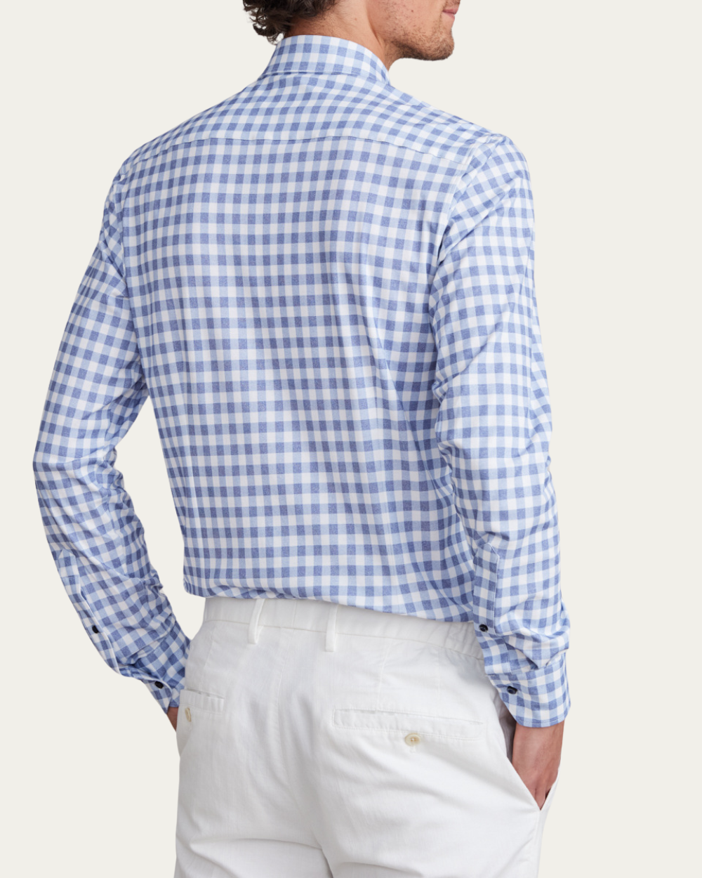 Emanuel Berg | Checked 4Flex Cotton Shirt