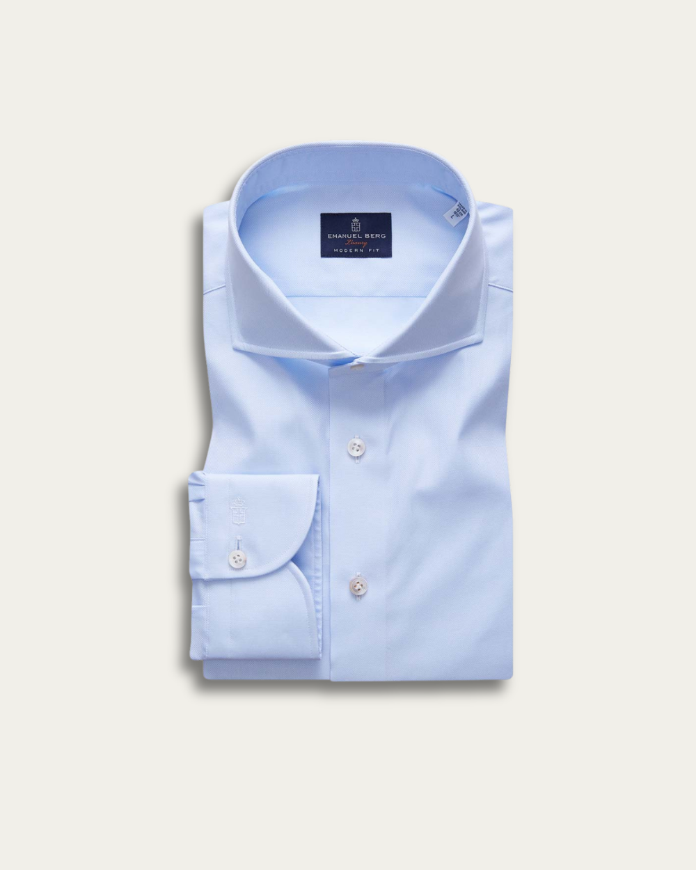 Błękitna koszula Royal Oxford od Thomas Mason® | Emanuel Berg