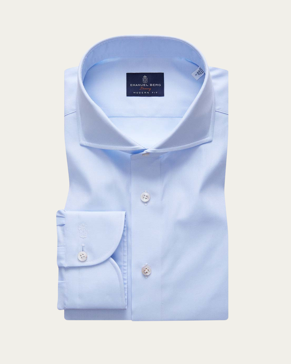 Emanuel Berg | Light Blue Royal Oxford Shirt
