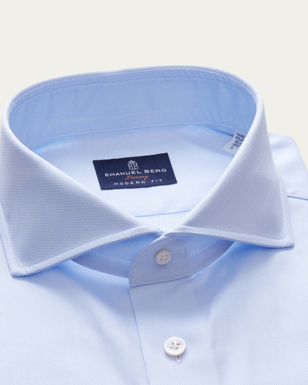 Emanuel Berg | Light Blue Royal Oxford Shirt