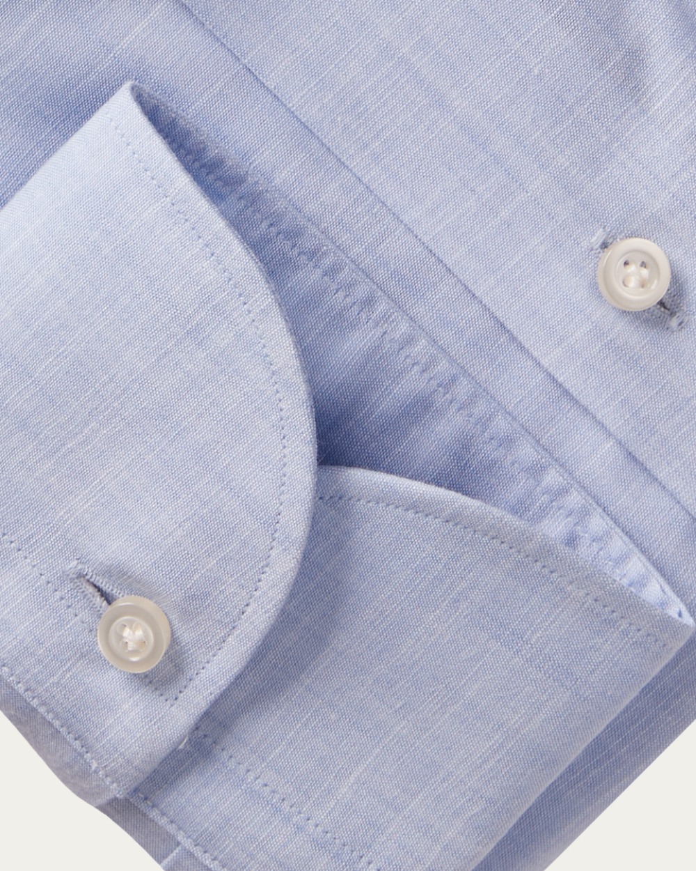 Błękitna koszula z bawełny chambray | Emanuel Berg