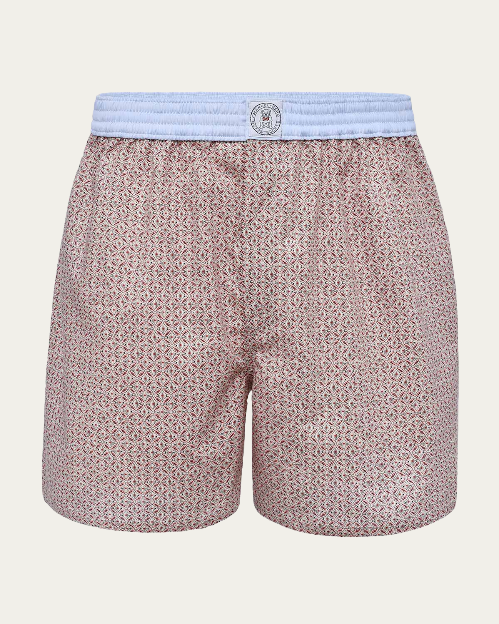 Emanuel Berg | Geometric Pattern Cotton Boxer Shorts
