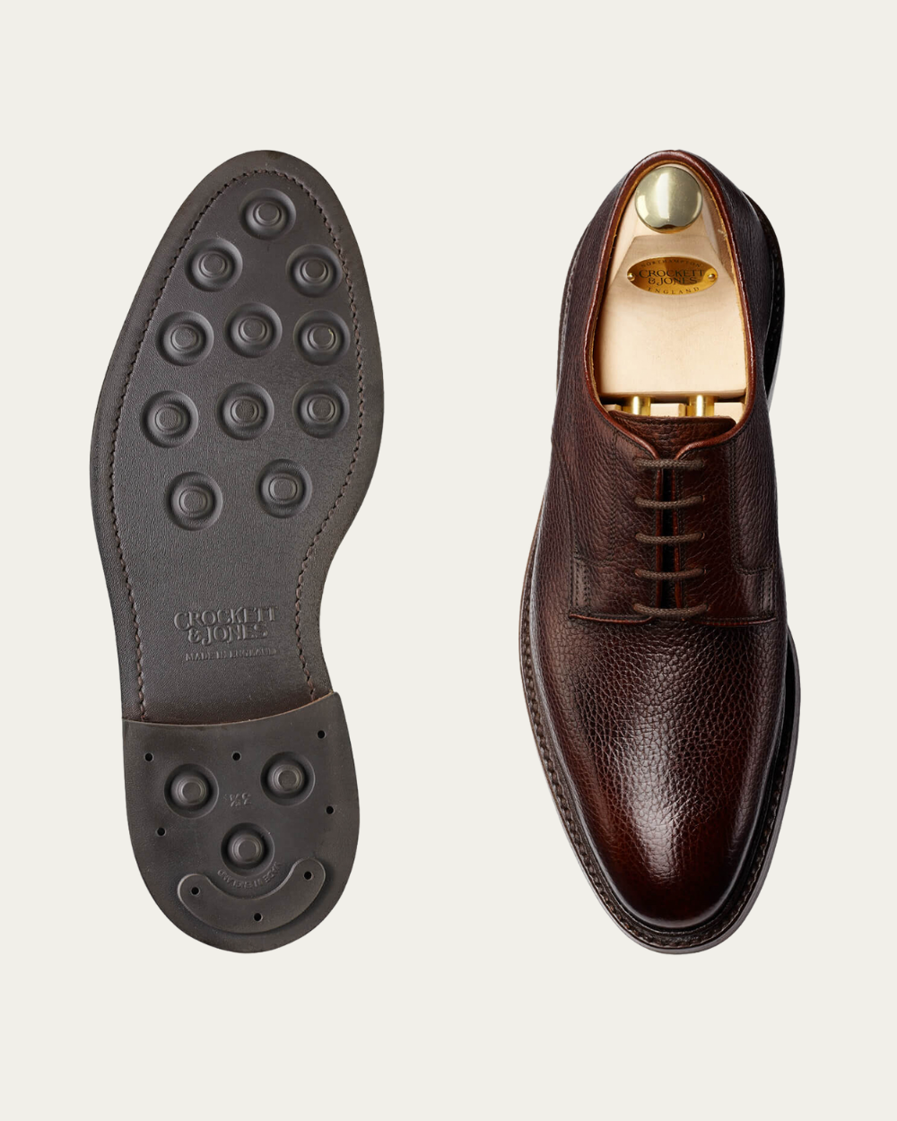 Crockett & Jones - Dark Brown Country Calf Ashdown Derby