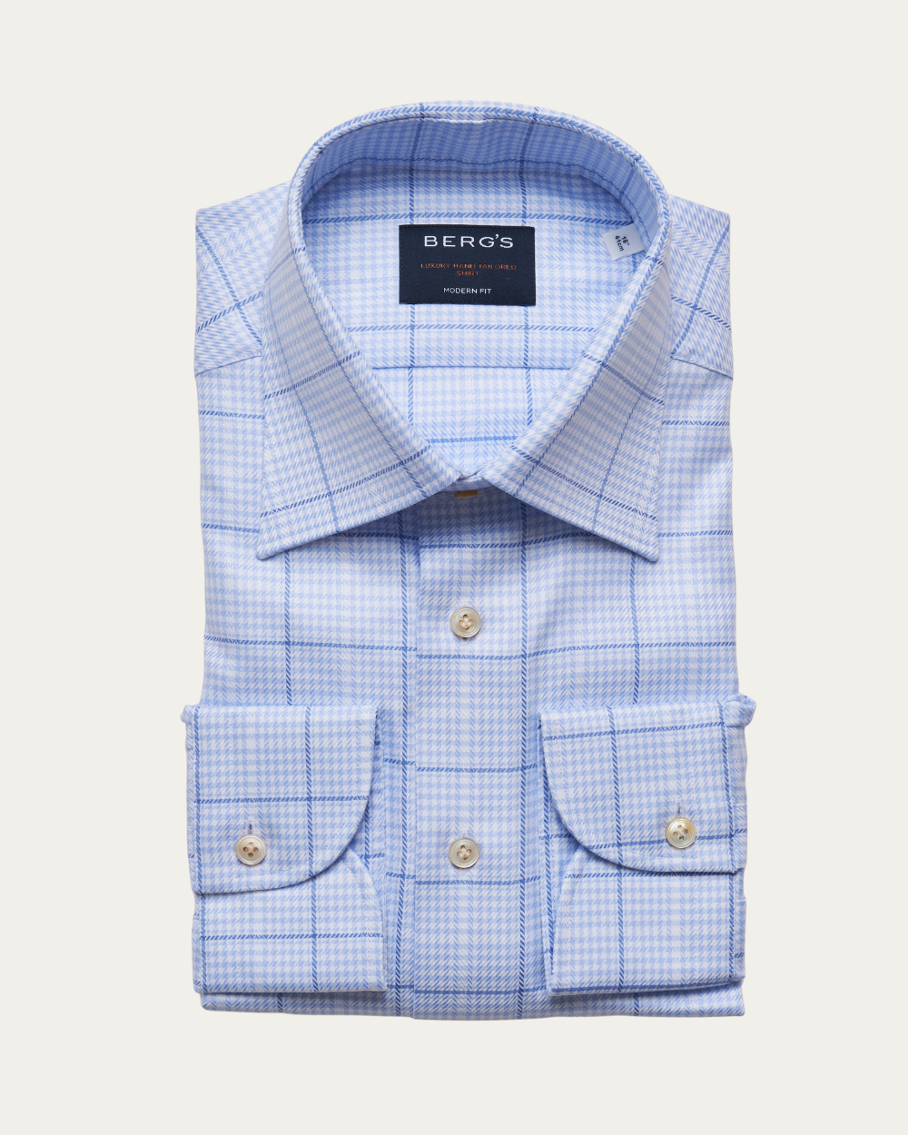 Jasnoniebieska koszula w kratkę | BERG'S