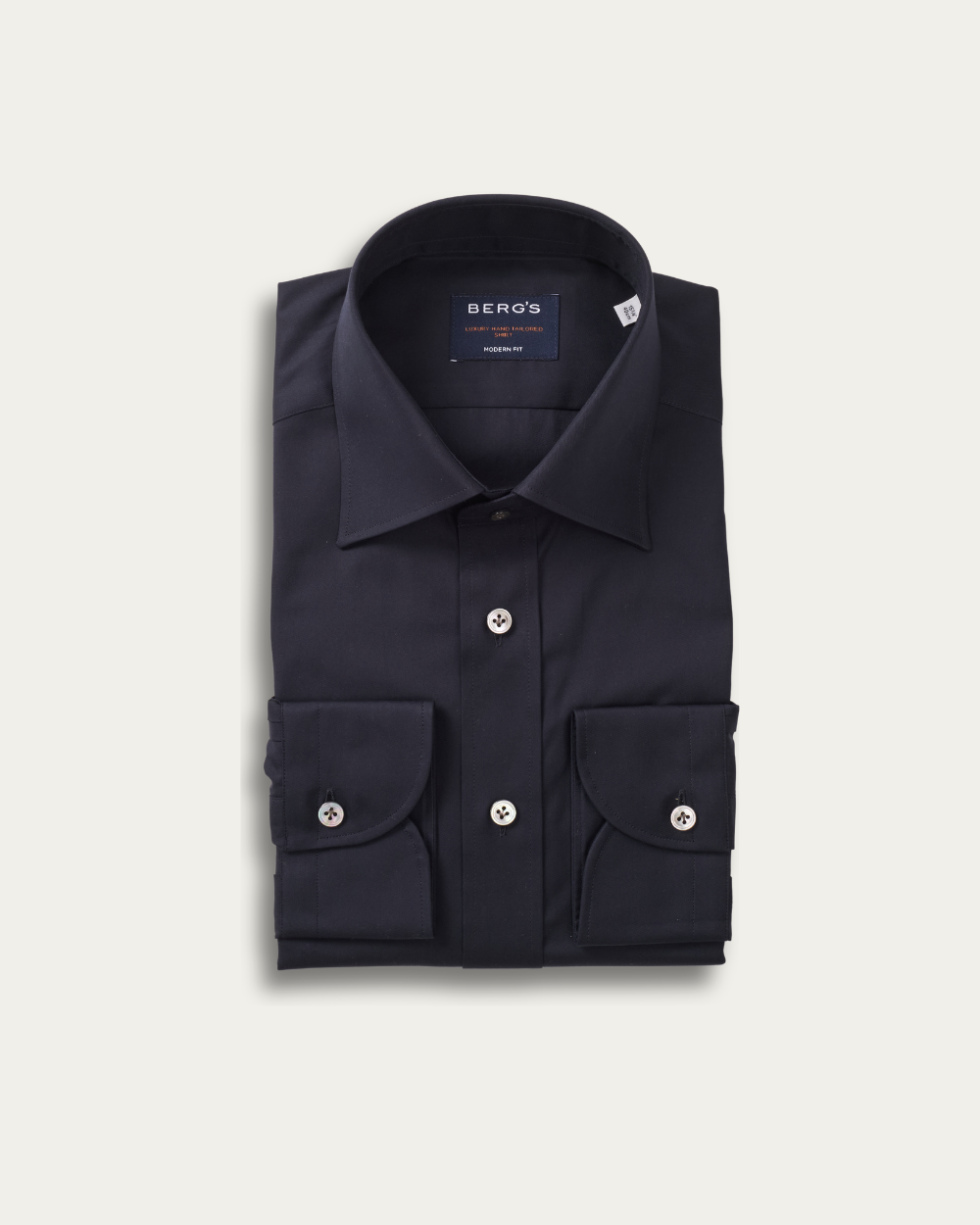 Navy Windemere Twill Parma Shirt | BERG’S