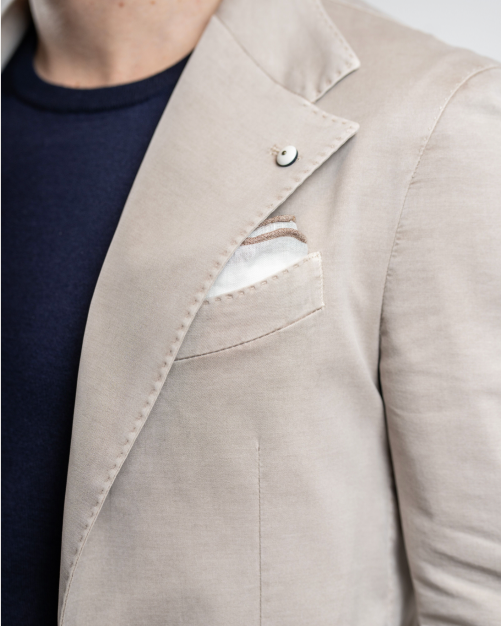 Beżowa marynarka Jack Stretch Regular Fit | L.B.M 1911