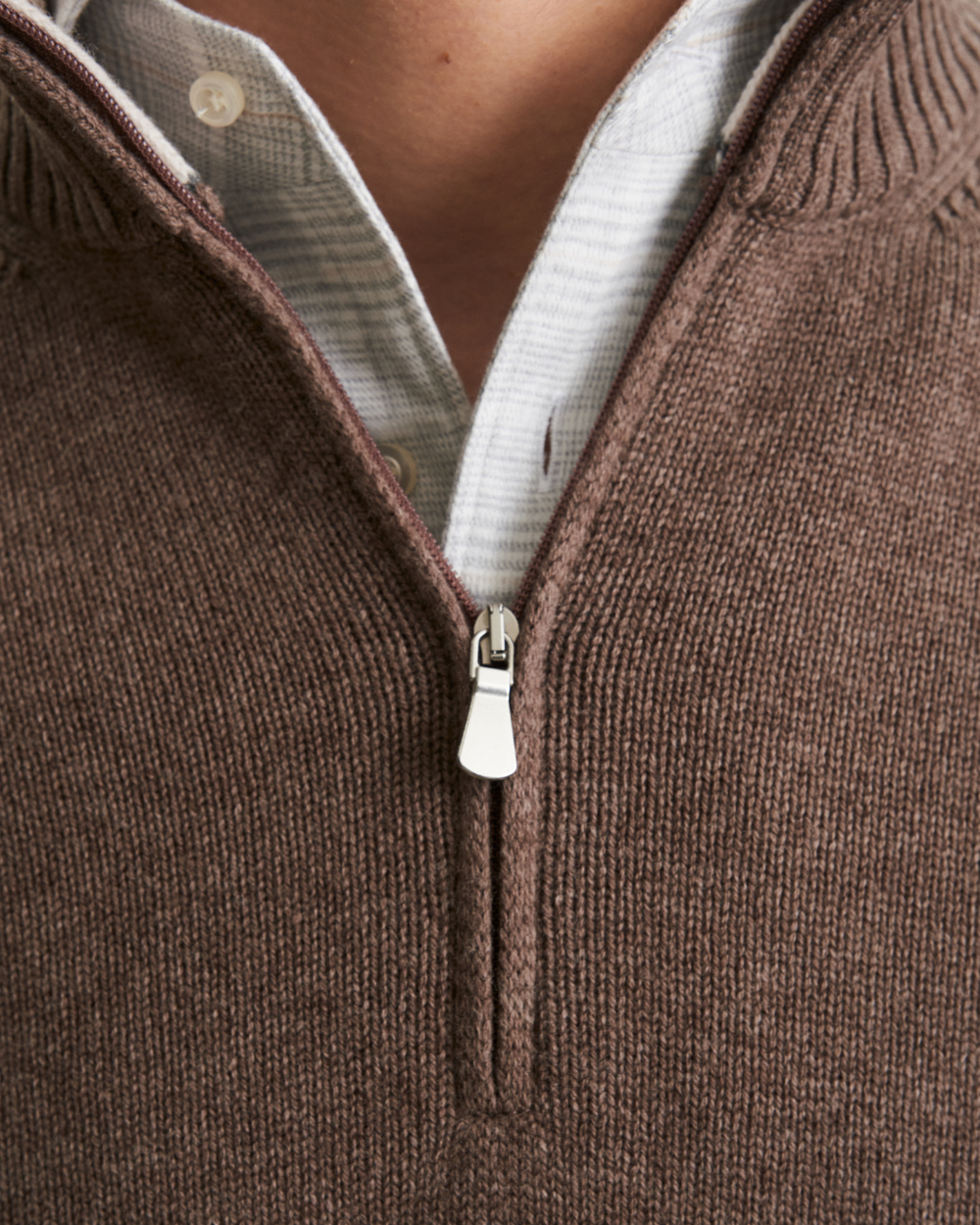 Czekoladowy sweter z wełny i kaszmiru  | BERG'S