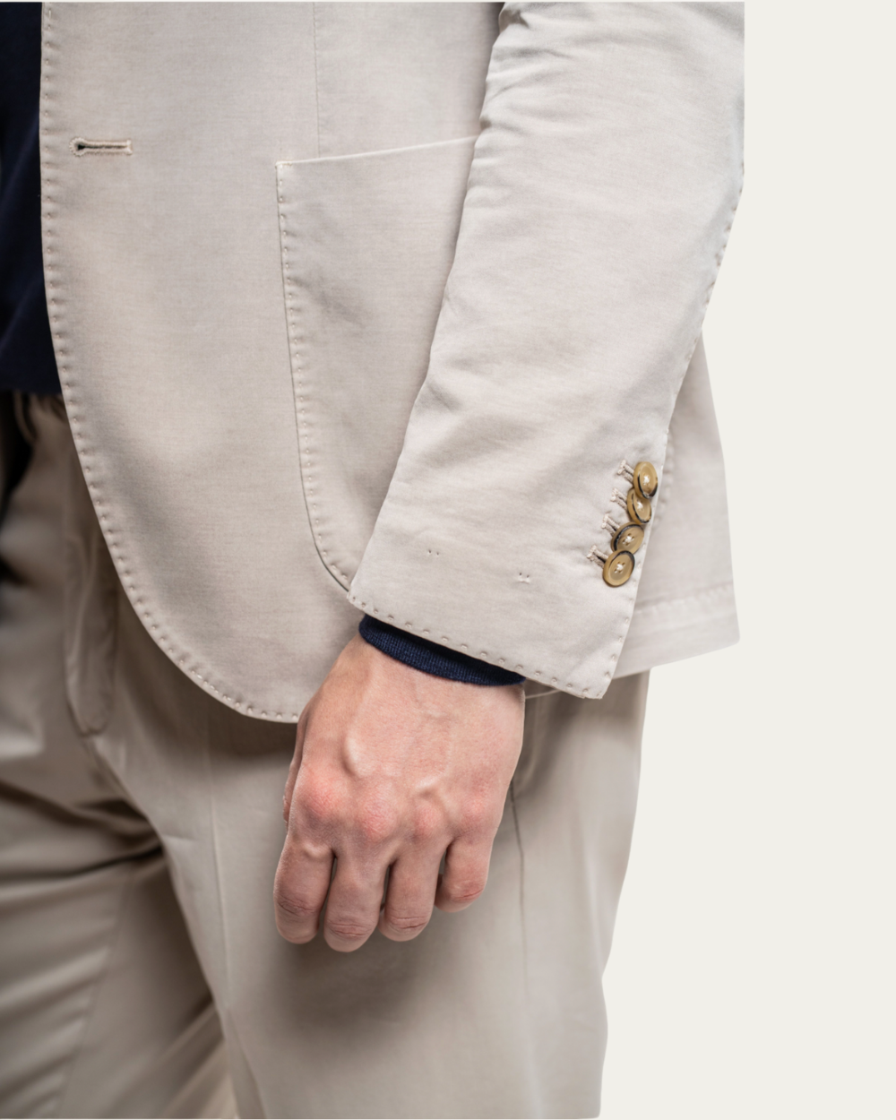 Beżowa marynarka Jack Stretch Regular Fit | L.B.M 1911