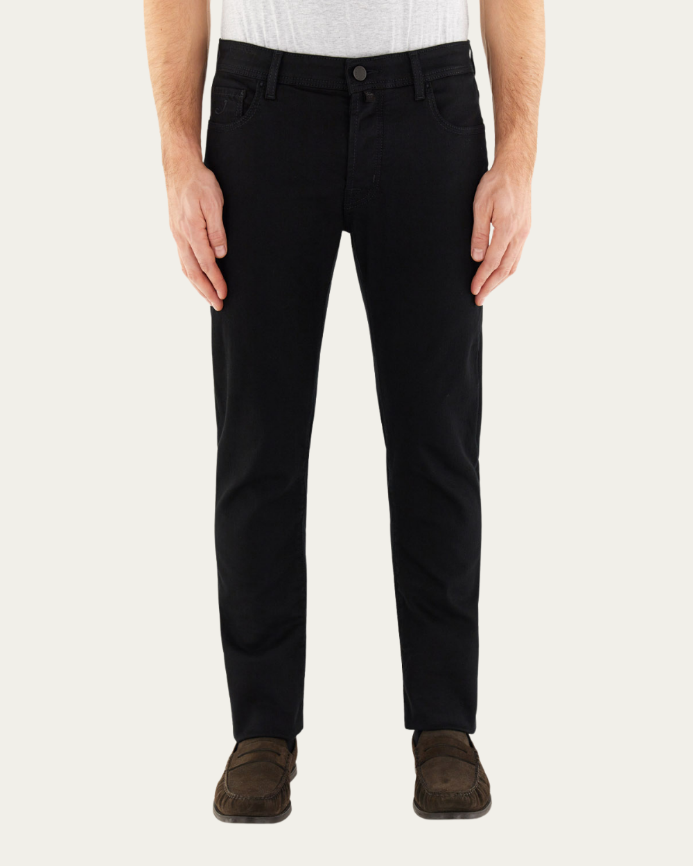 Jacob Cohen - Bard Jeans Slim Fit black - deerskin patch