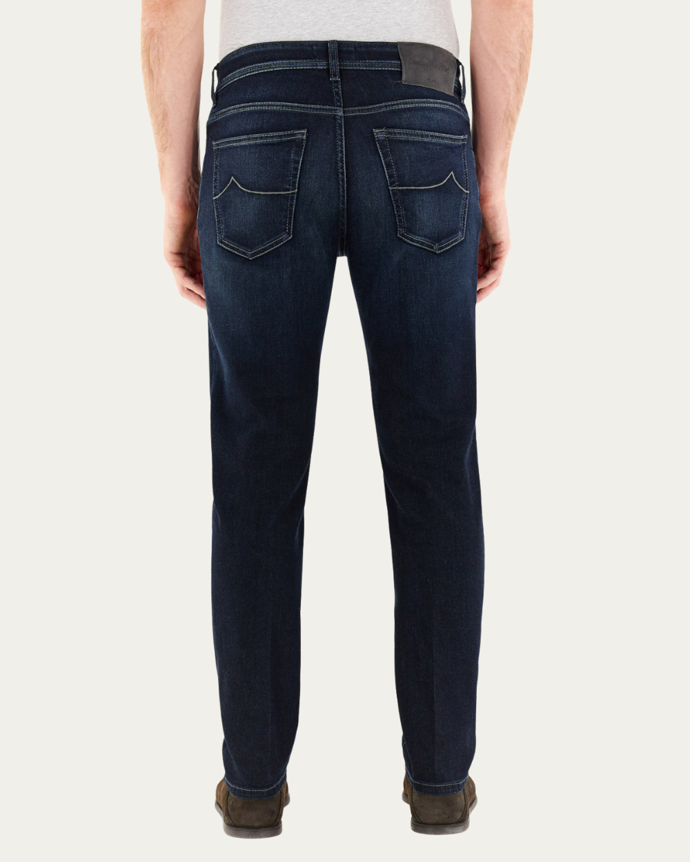 Jacob Cohen - Bard Dark blue -Jeans Slim Fit- sage velvet patch