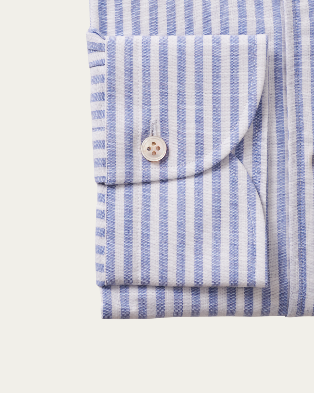 Blue Striped Cotton Bellagio Shirt | BERG’S