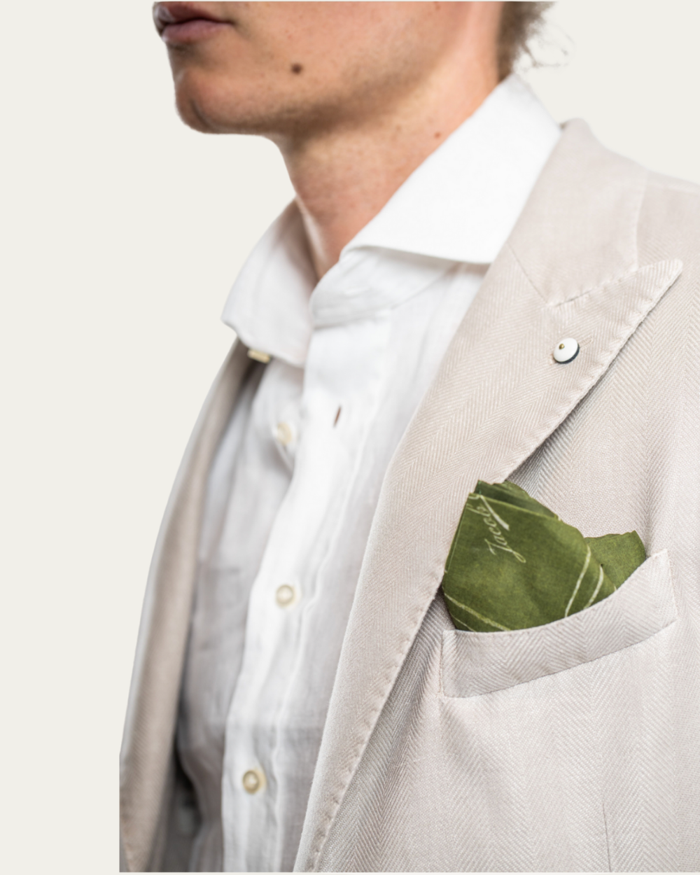 Regular Fit Beige Jack Jacket | L.B.M 1911