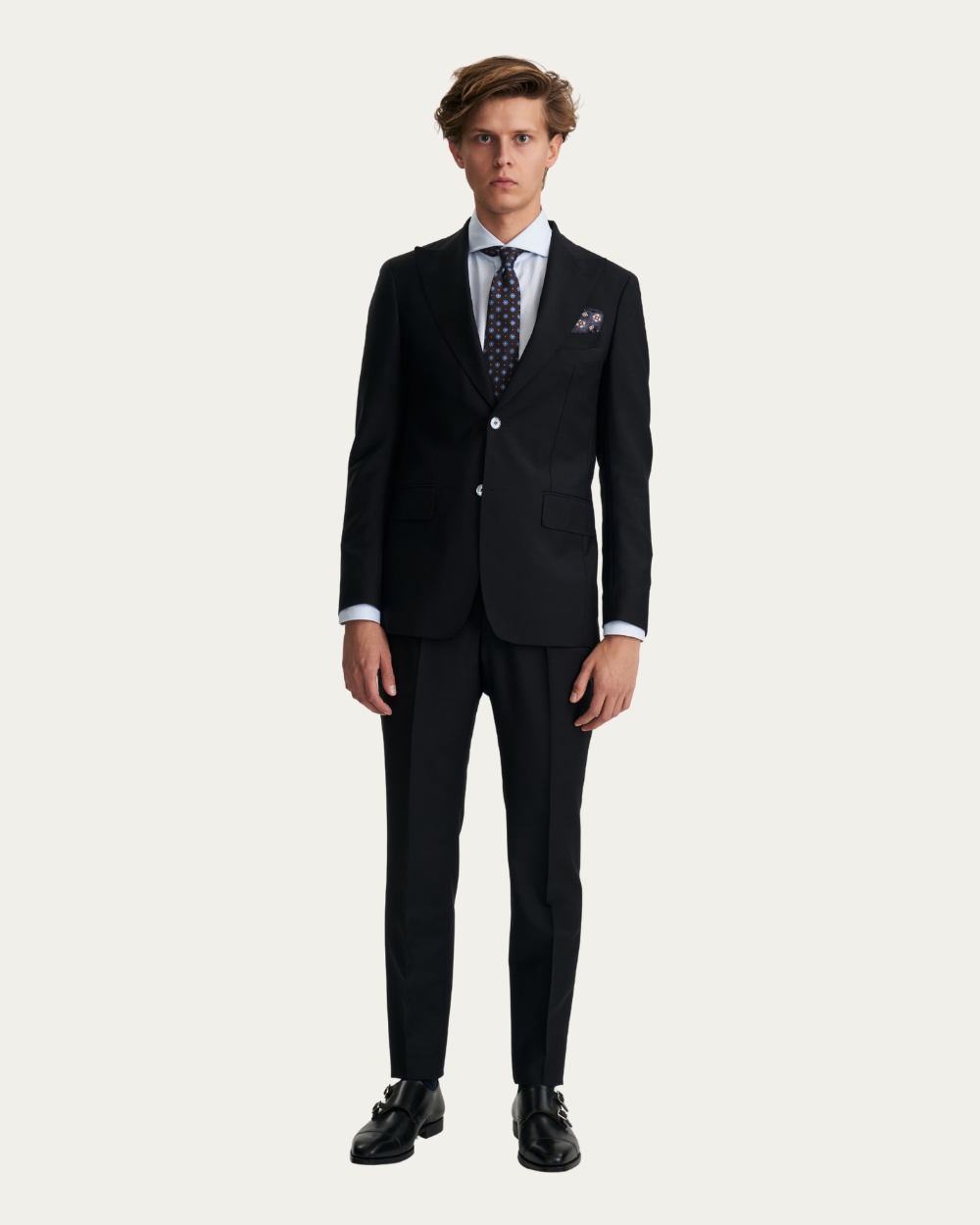 Black Wool & Mohair Suit | Emanuel Berg