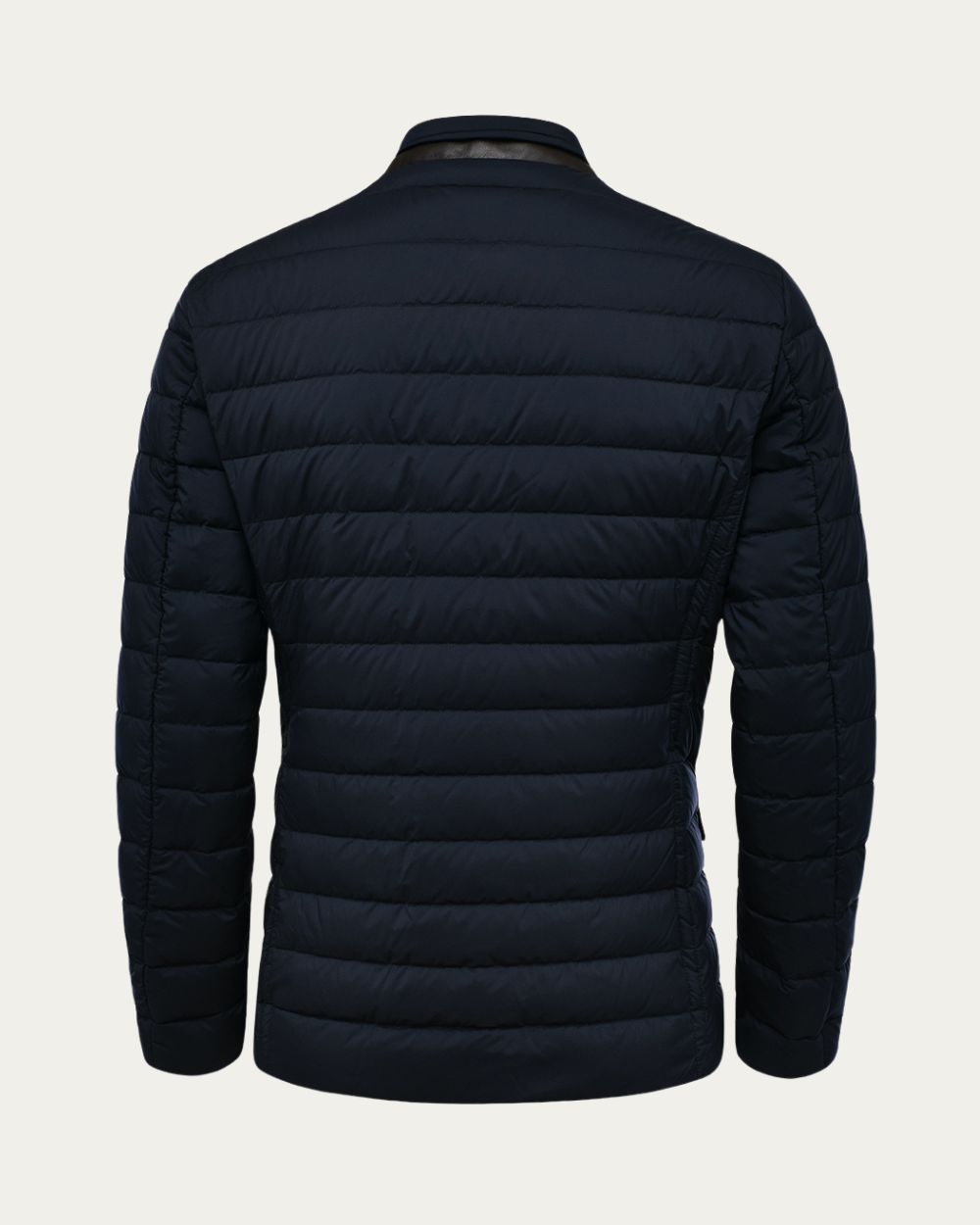 Granatowa kurtka puchowa Zavyer AC | MooRER