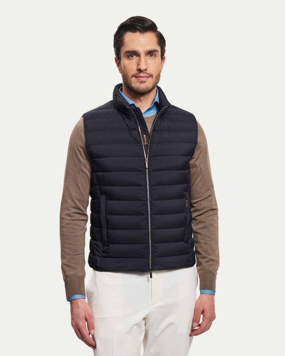 Calaf-S3 Dark Blu kamizelka puchowa | MooRER