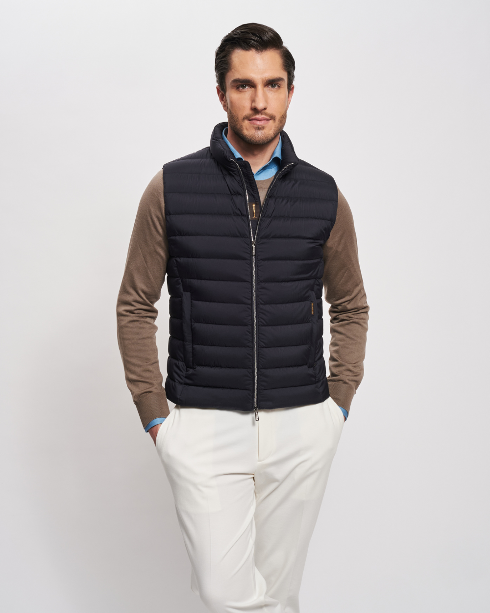 Calaf-S3 Dark Blu kamizelka puchowa | MooRER