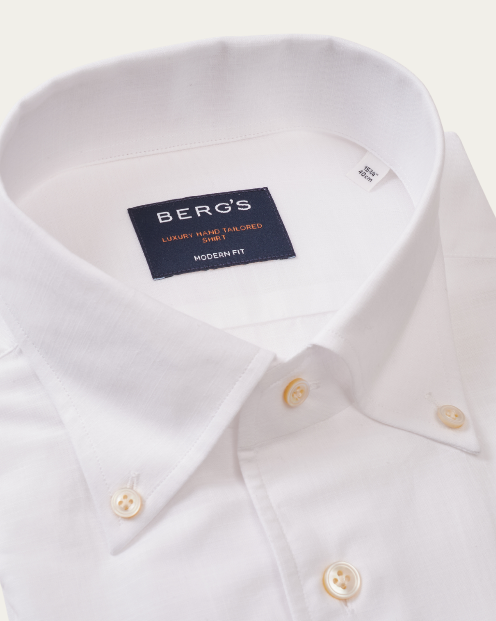 Biała koszula z kołnierzem Bellagio | BERG’S