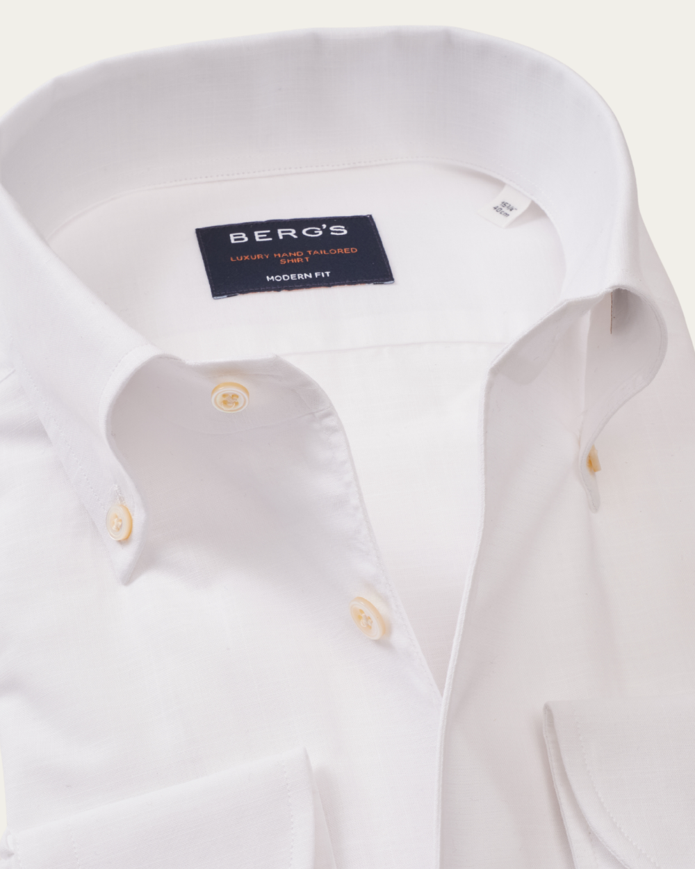 White Cotton Bellagio Shirt | BERG’S