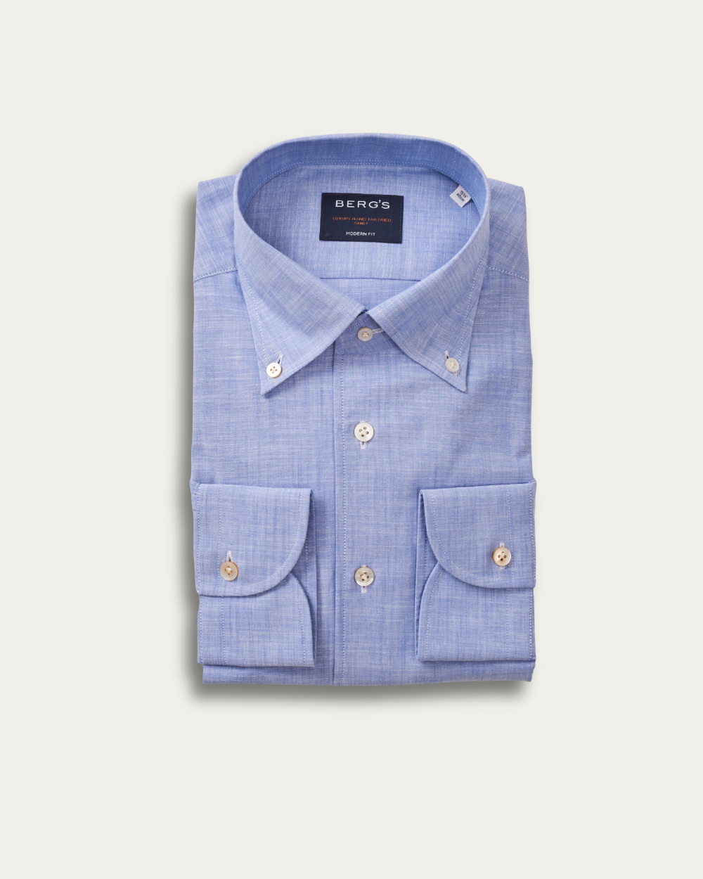 Blue Cotton Bellagio Shirt | BERG’S