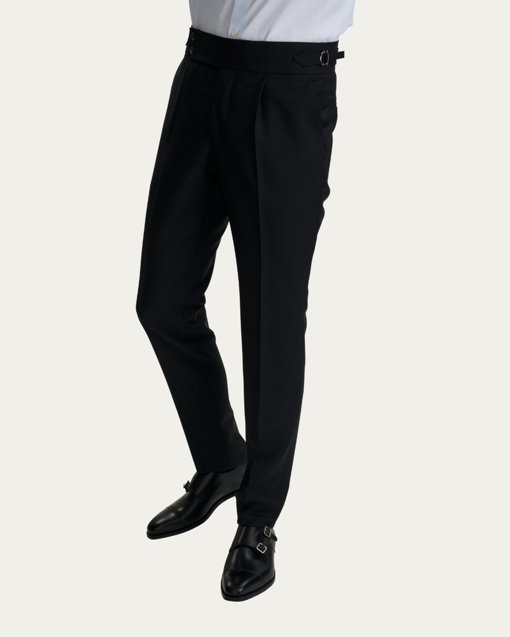 Black Wool & Mohair Suit | Emanuel Berg