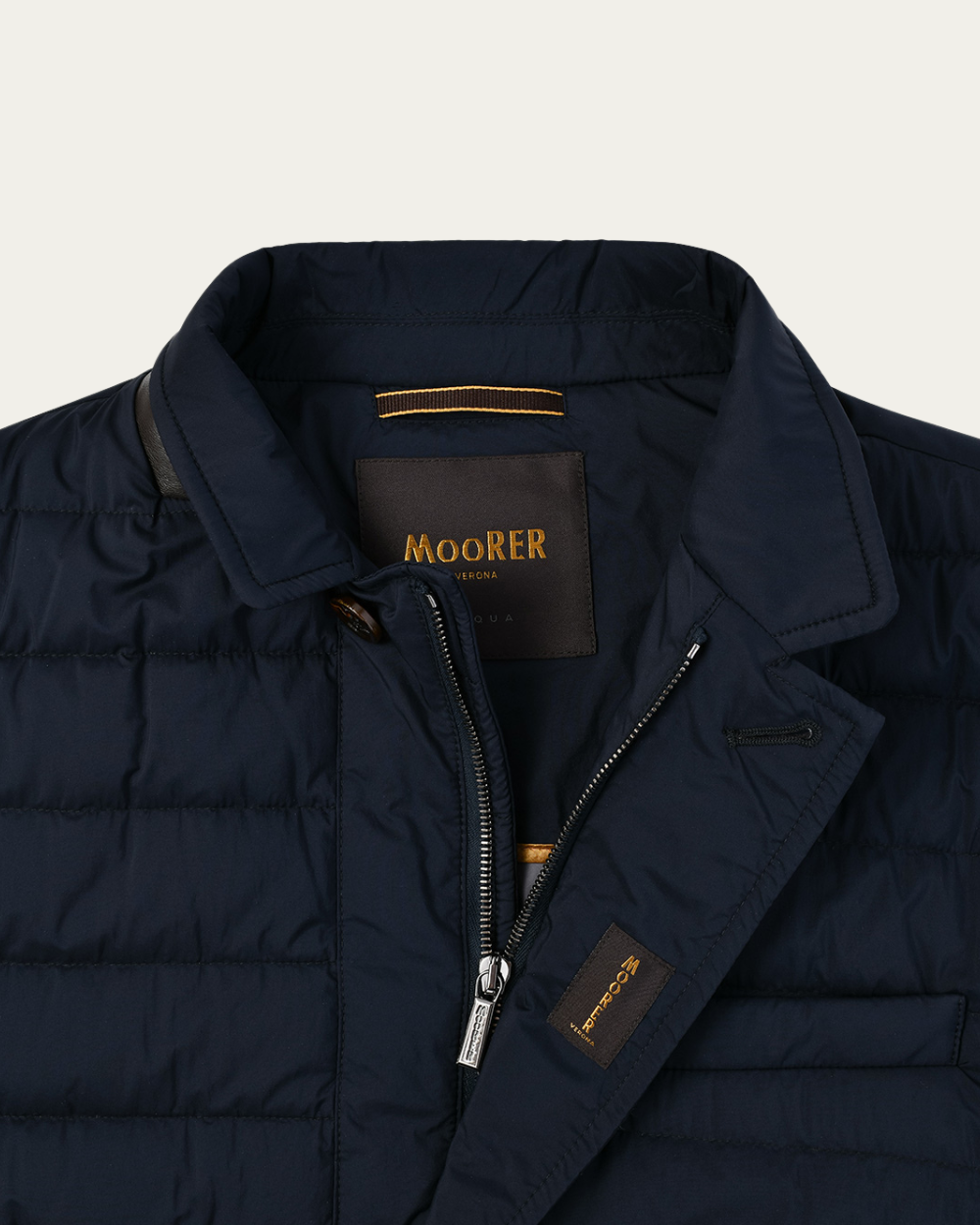 Granatowa kurtka puchowa Zavyer AC | MooRER