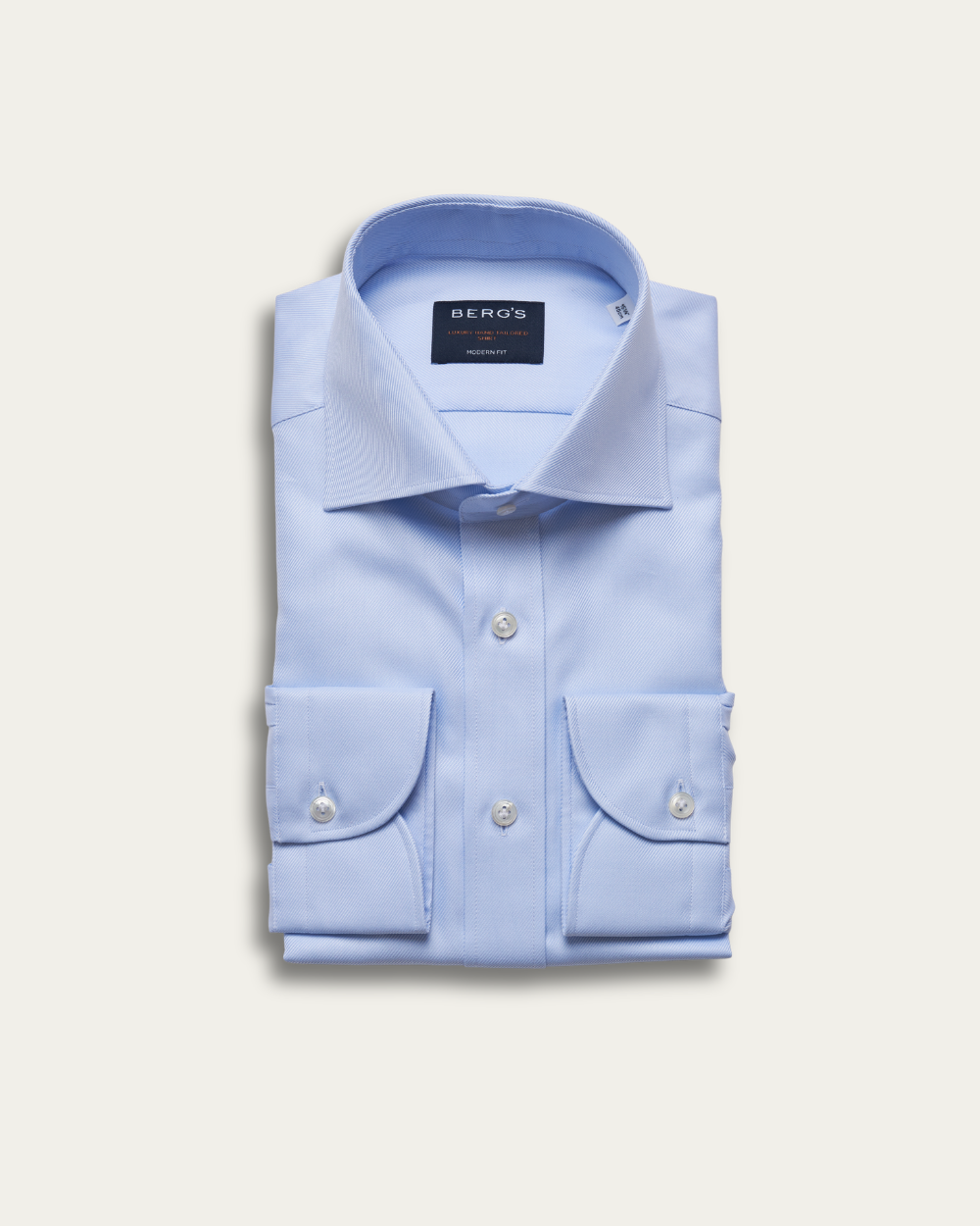 Light Blue Royal Twill Shirt | BERG’S
