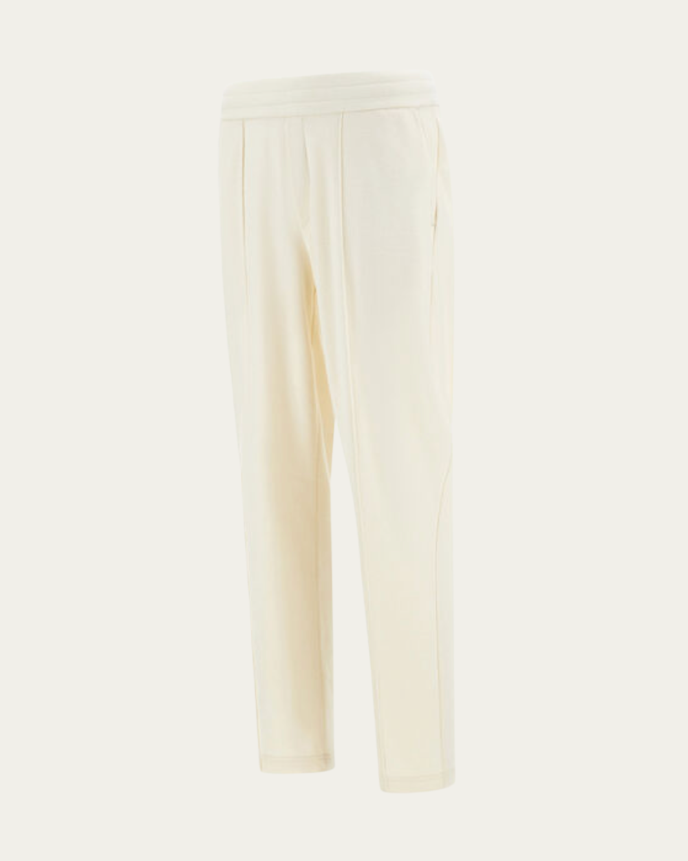 Spodnie z beżowej pikowanej dzianiny | Herno