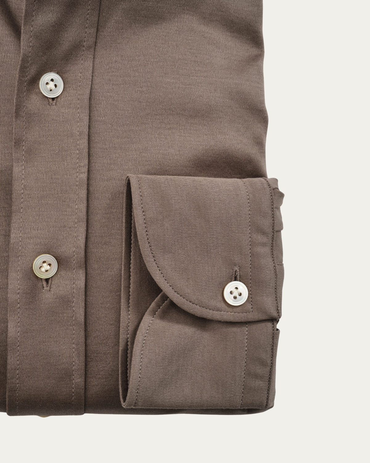 Taupe koszula Jersey Filo di Scozia | BERG’S