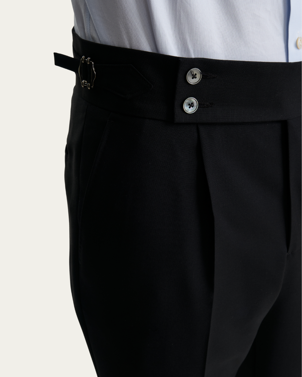 Black Wool & Mohair Suit | Emanuel Berg