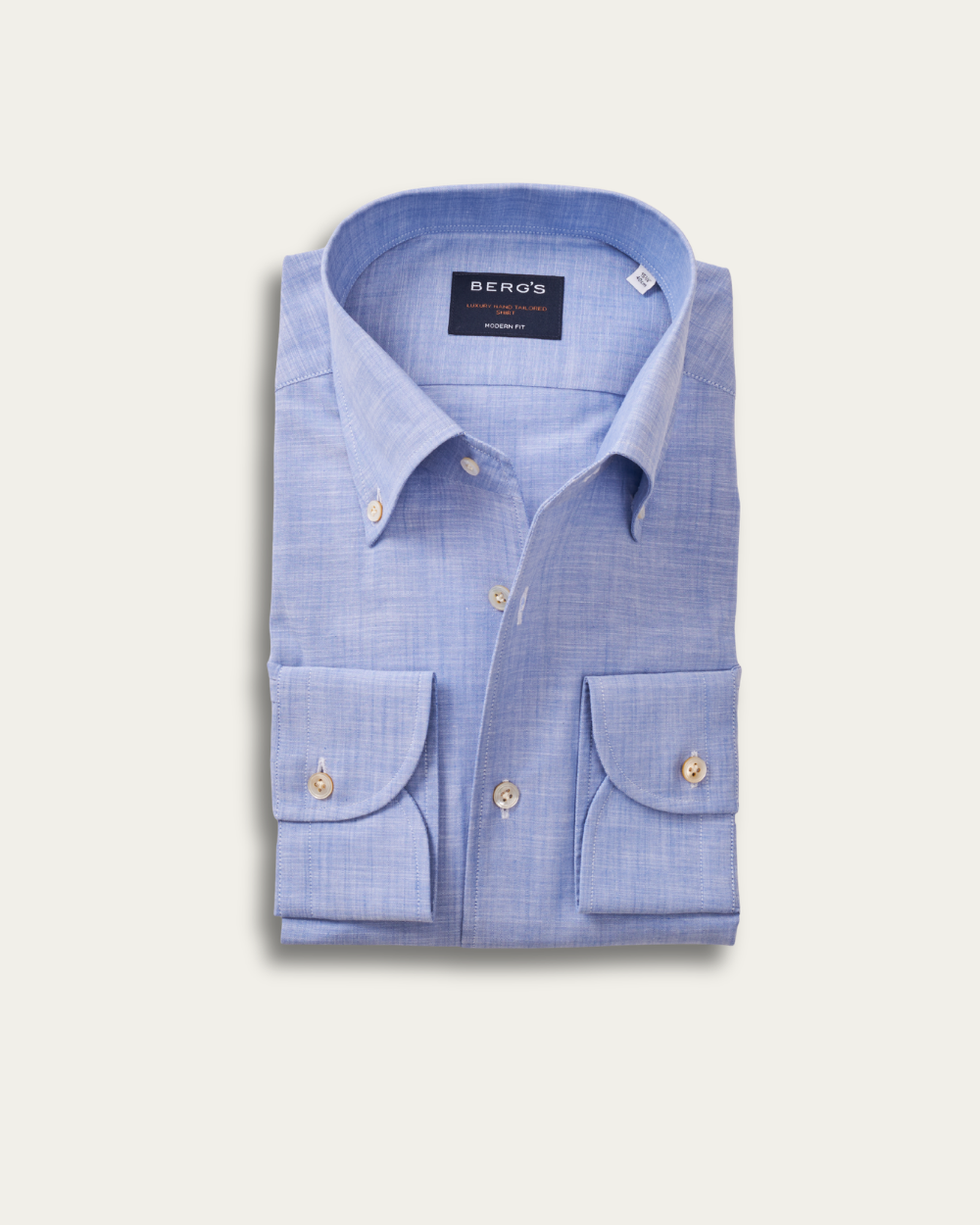 Blue Cotton Bellagio Shirt | BERG’S