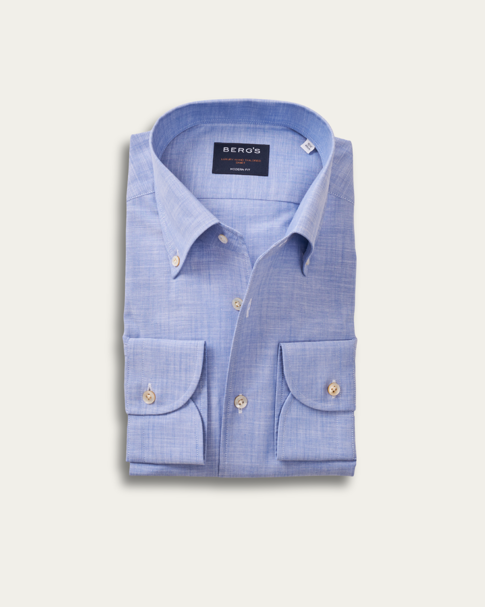 Blue Cotton Bellagio Shirt | BERG’S