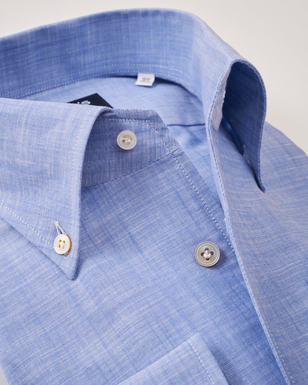 Blue Cotton Bellagio Shirt | BERG’S