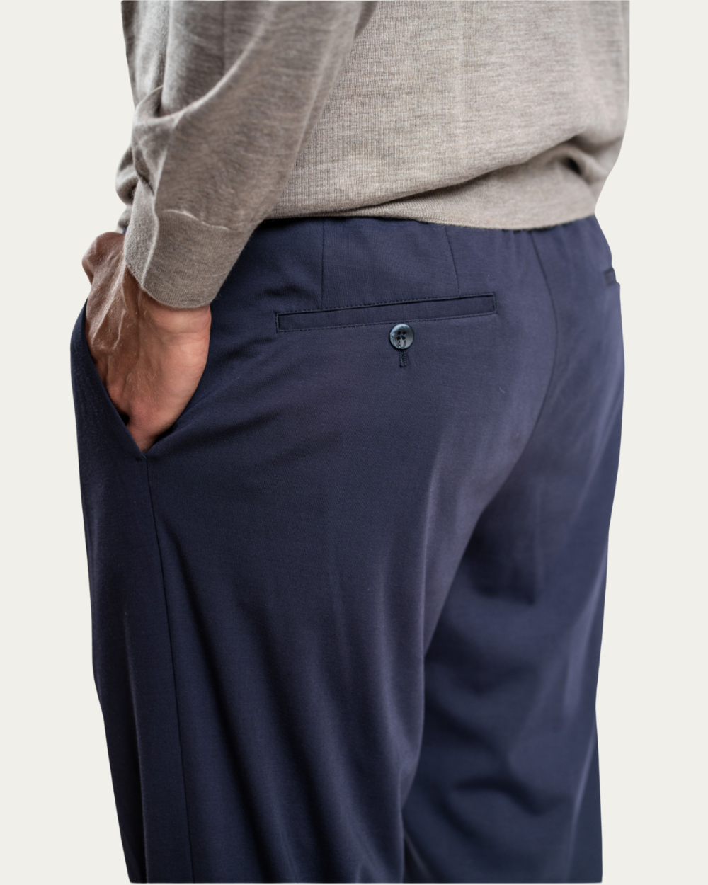 Granatowe spodnie New Paul | GTA Moda