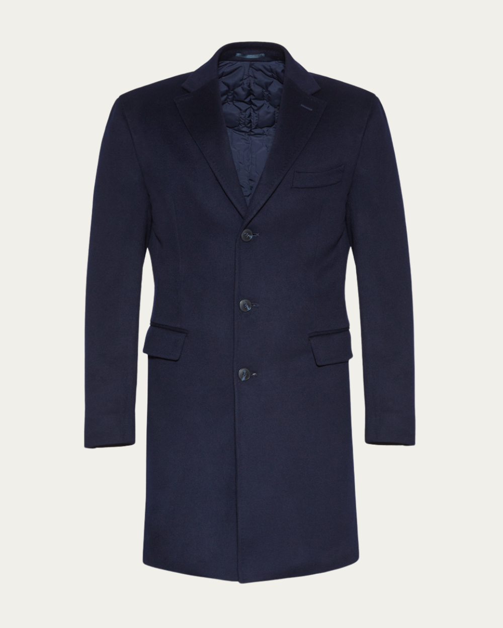 Emanuel Berg | Navy Blue Wool and Cashmere Coat