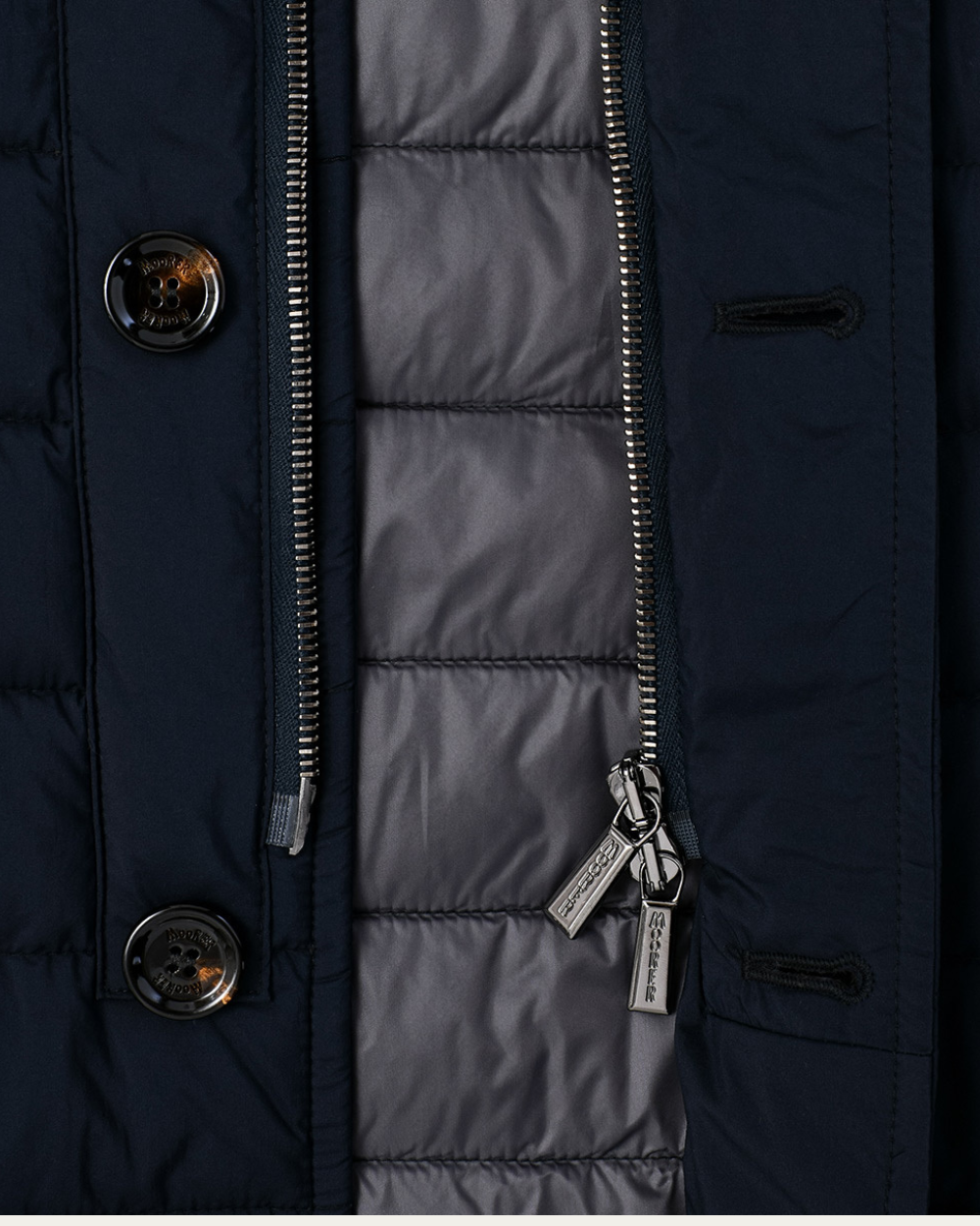 Granatowa kurtka puchowa Zavyer AC | MooRER