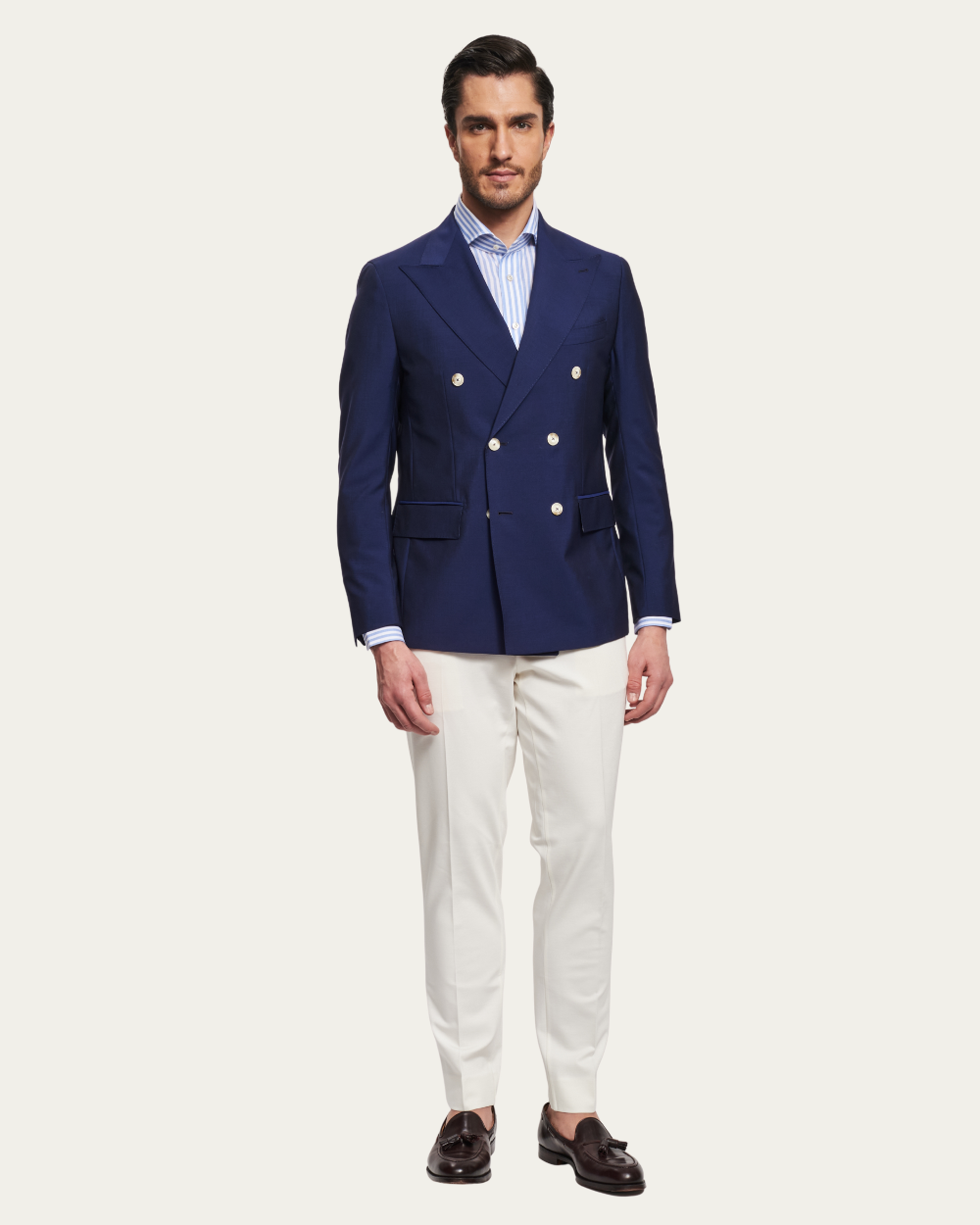 Spodnie Kevin White | GTA Moda