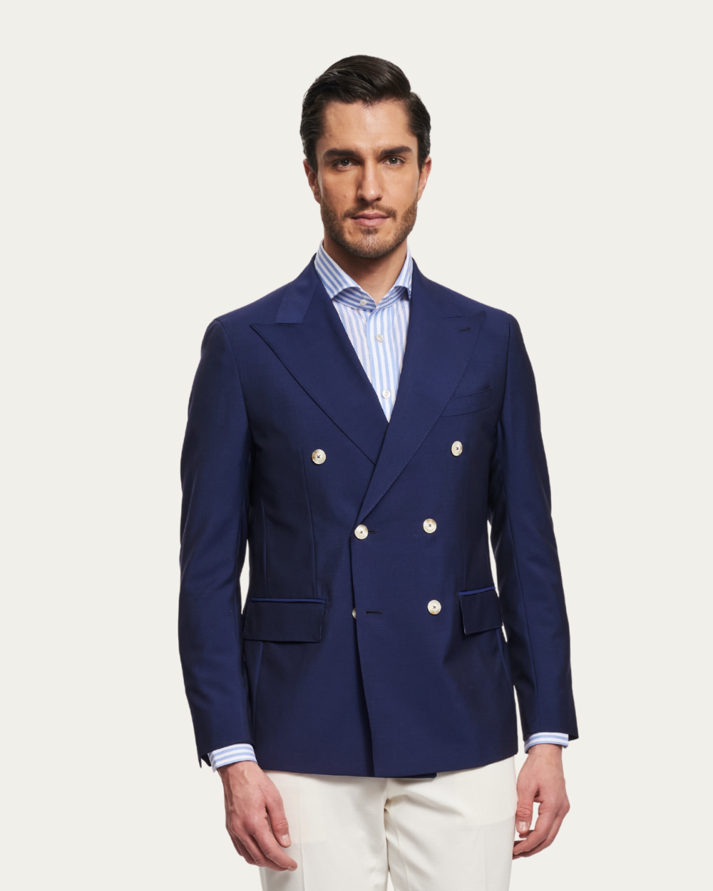 Dwurzędowa marynarka w kolorze niebieskim | BERG’S