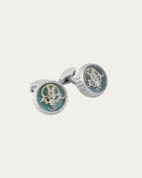 Spinki do mankietów Diamond Giza Tourbillon