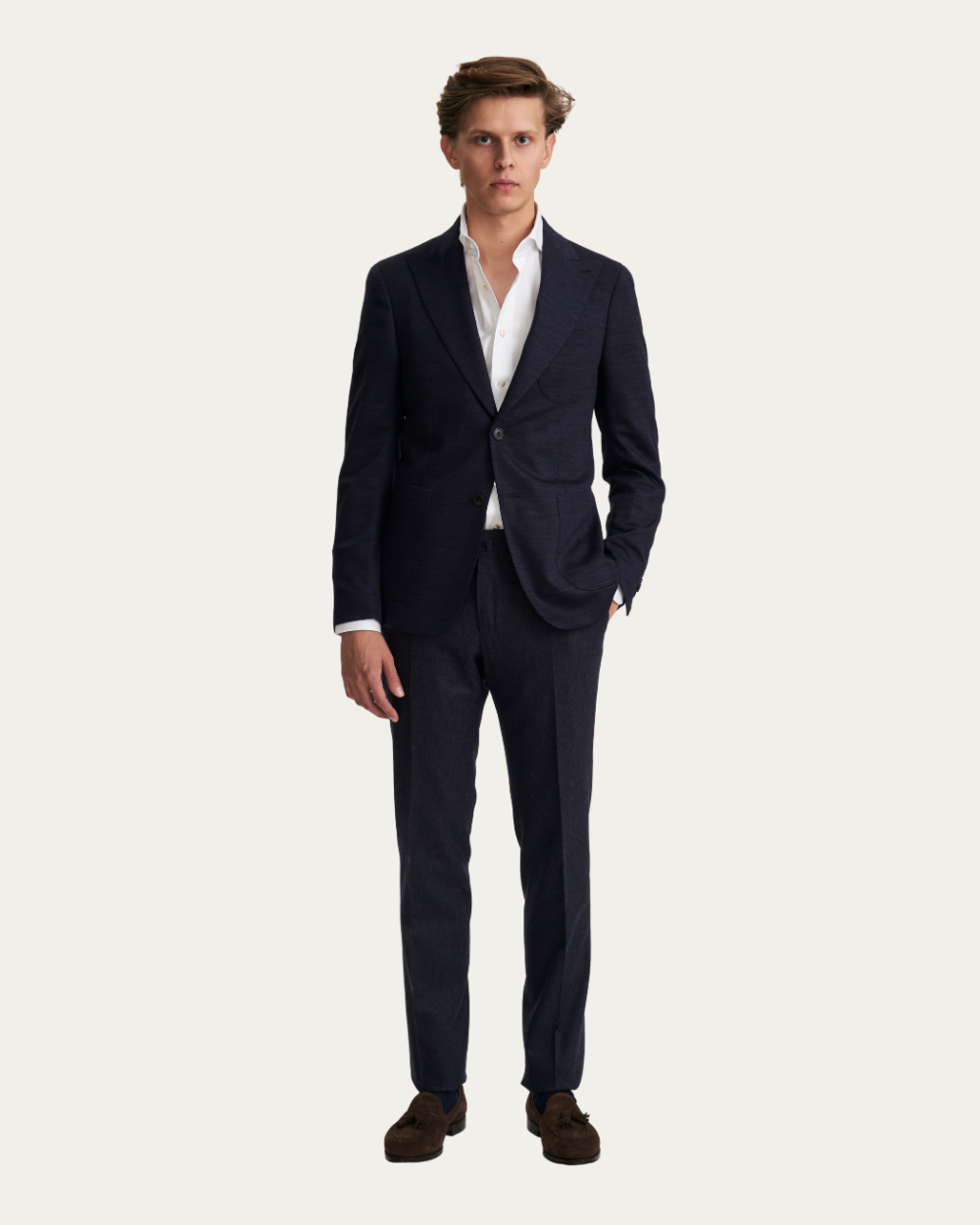 Navy Reda Active Wool Blazer | BERG’S
