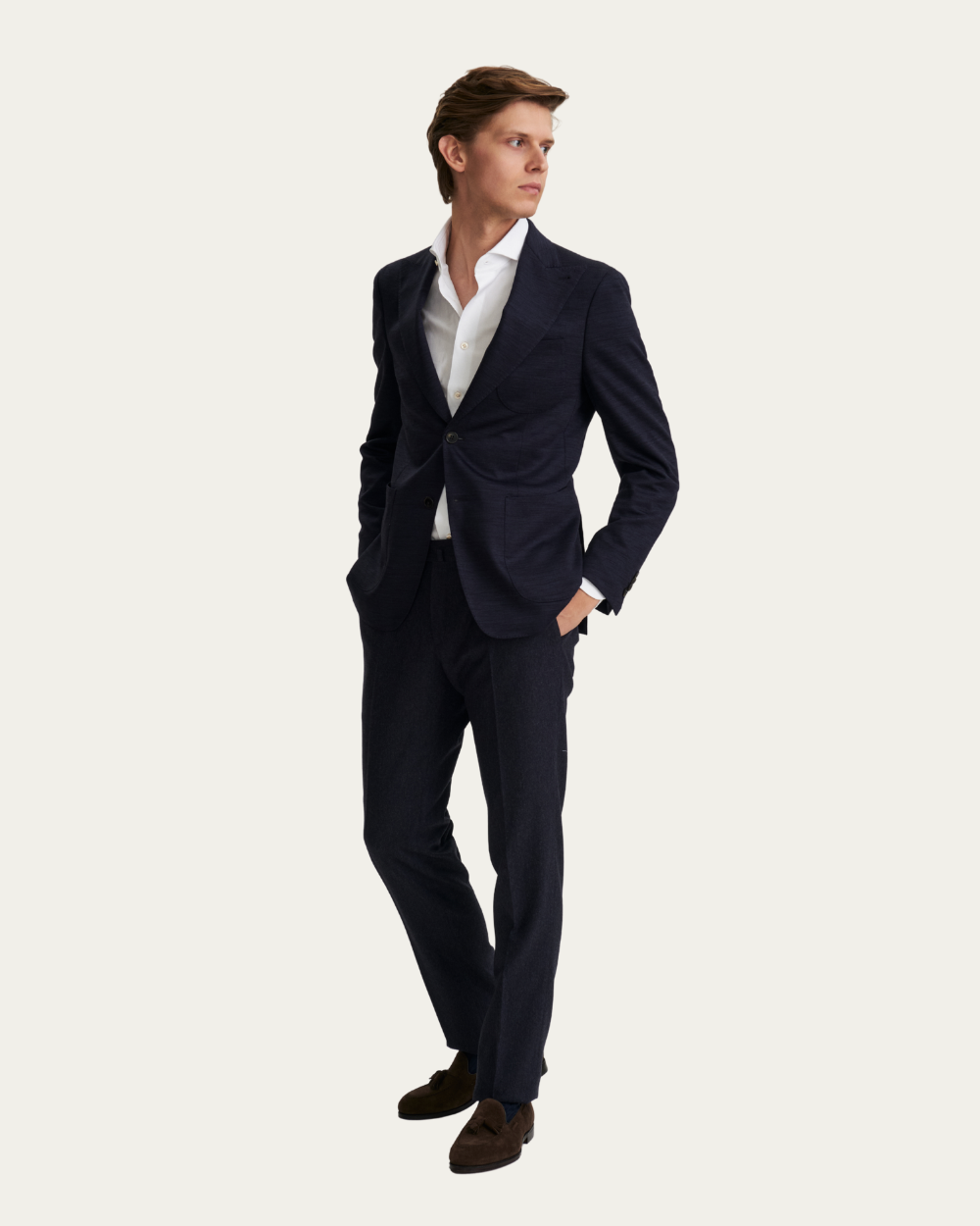 Navy Reda Active Wool Blazer | BERG’S